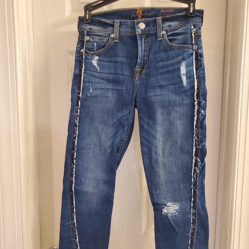 7 For All Mankind jeans women - distressed - skinny